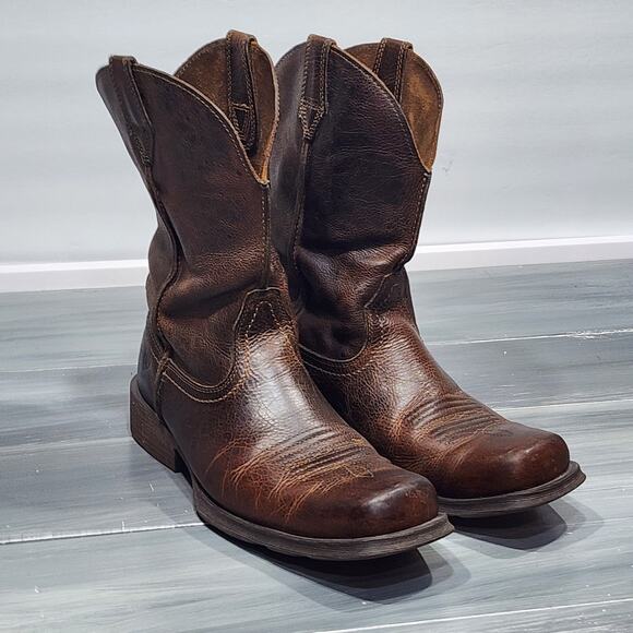 Ariat Rambler Western Performance Boots Square Toe 10015307 Size 9 D Wicker - Picture 2 of 13